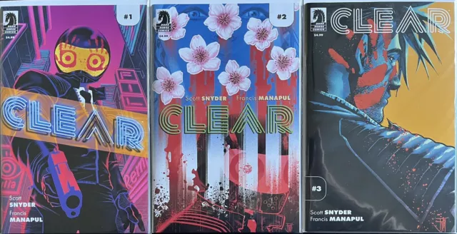 Clear (2023 Limited Series) # 1 2 3 Complete Series Run - Snyder / Manapul