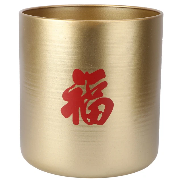 Iron Fu Word Hug Bucket Flower Pot Ceramic Succulent Planter