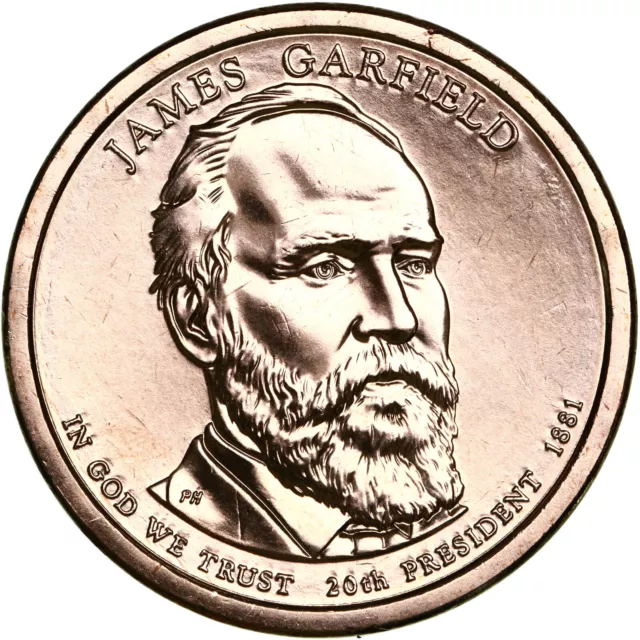 2011 D Presidential Dollar James Garfield Gem BU Clad US Coin See Pics K236