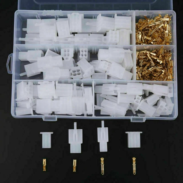 Cosse Connecteur Électrique 2 3 4 6 Voies Terminal 2.8mm Mâle Femelle Auto Moto