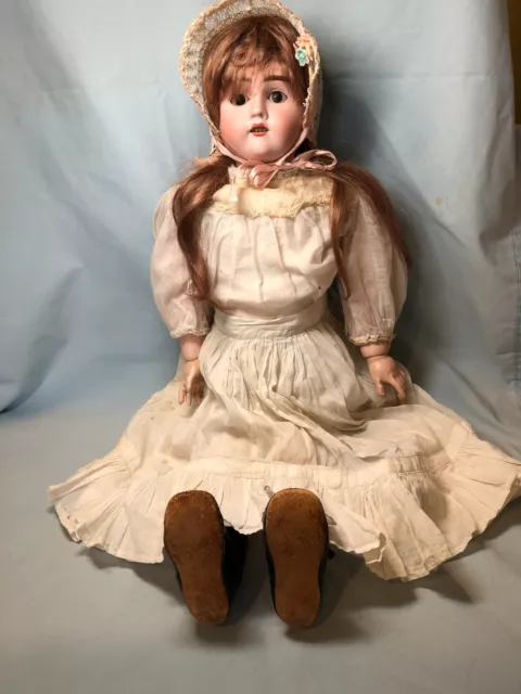 Antique German 26” Max Handwerck Bisque Head Child Doll