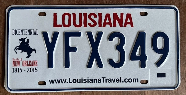US Louisiana, License Plates, Automobilia, Transportation, Collectibles