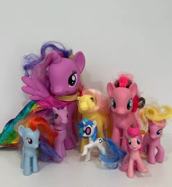 8 x Hasbro My Little Pony Toys Bundle Mixed Collectables Children Kids Bulk