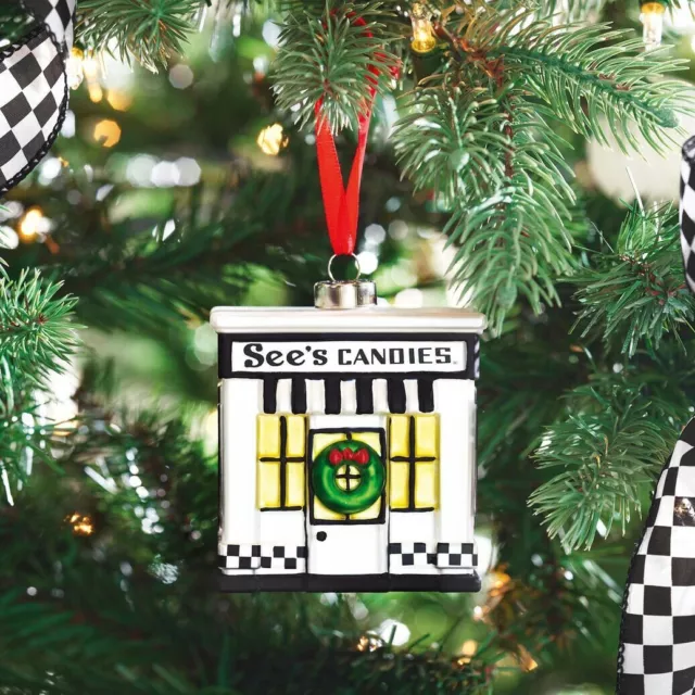 SEE’S CANDY 100th ANNIVERSARY, CENTENNIAL LIMITED EDITION CHRISTMAS ORNAMENT.