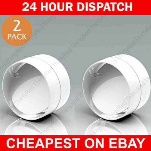 125 MM 5INCH Back Draft Draught backdraught Shutter Inline Extractor