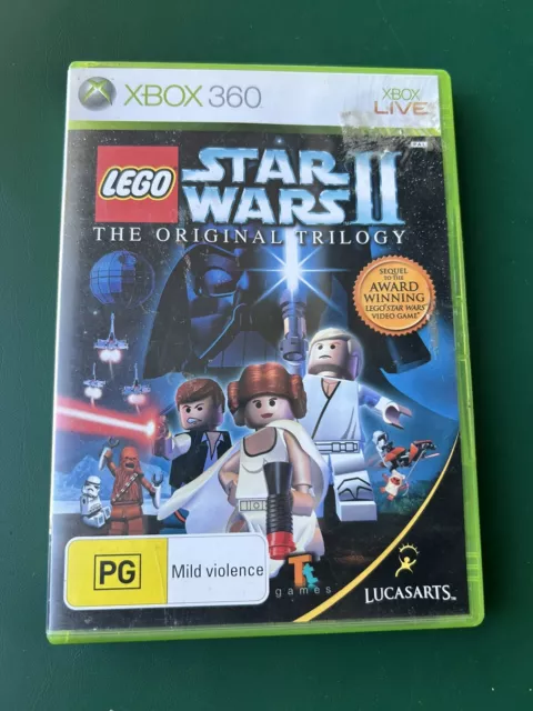 Xbox 360 Live LEGO Star Wars 2 Original Trilogy Complete Game 2006 PAL PG Ret Vg