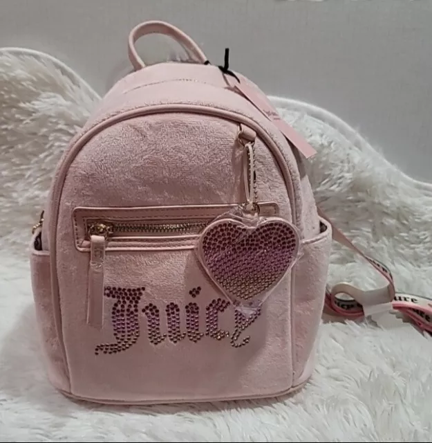 Juicy Couture Rainbow Juicy Backpack Pink Clay Brand New With Tags