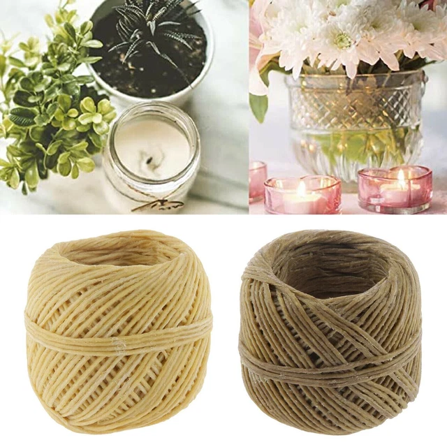 Mecas Mecas De Cera De Abeja Para La Fabricación De Velas Cáñamo Bueno 1 Rollo 10 M
