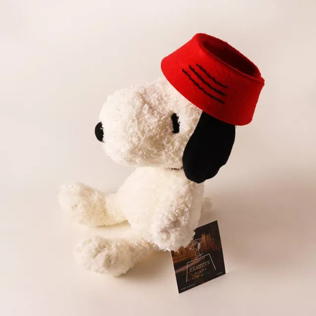 Snoopy Plush toy dog dish PEANUTS Cafe limited Stuffed toy sitting size 22cm/8.6