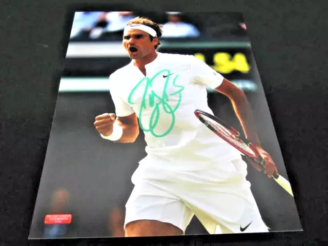 VTG Roger Federer Rare Authentic Hand Signed Autographed 8x10 RCA COA GOAT