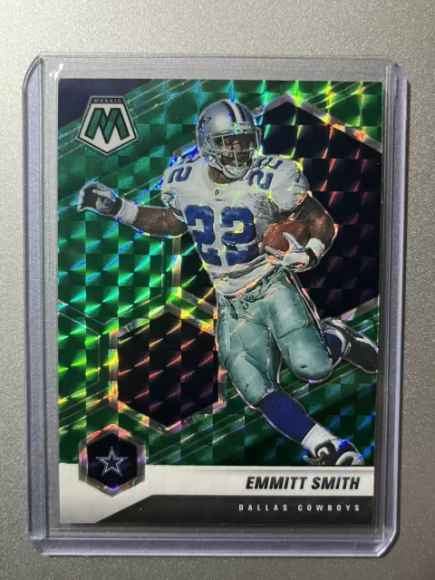 Emmitt Smith  Dallas Cowboys  Panini Mosaic NFL 2021  GREEN MOSAIC PARALLEL