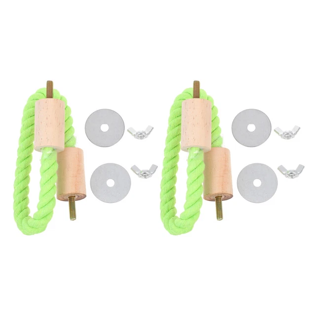 2 accesorios para jaula para pájaros swing
