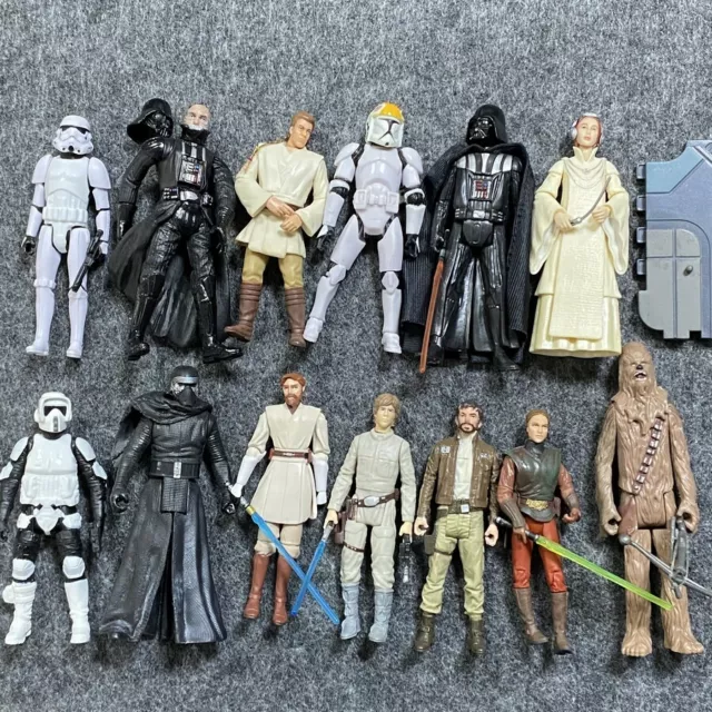 3.75" Star Wars Clone Wars Trooper Pilot Darth Vader Stormtrooper Figure Kid Toy