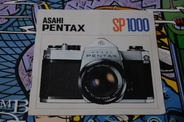 Original Pentax K1000 Users instruction Manual
