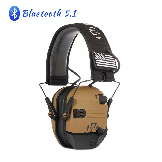 Hearing Protection Ear Muffs Noise Reduction Shooting Range Cancelling Bluetooth 2