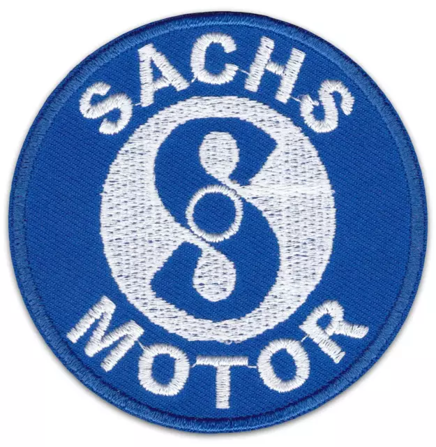 Sachs Motorrad Oldtimer Motor-Sport Moped Mofa Aufnäher Aufbügler Patch Badge