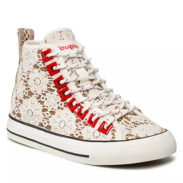 Desigual Beta Saco Lace High-top Sneakers