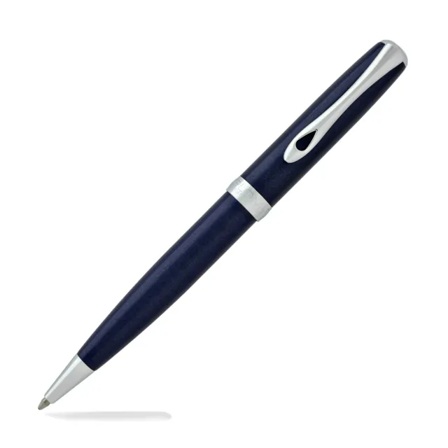 Diplomat Excellence A2 Ballpoint Pen - Midnight Blue with Chrome Trim NEW