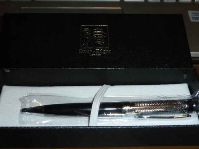 Swan & Edgar Chrome Luxury Pen In Presentation Box, New