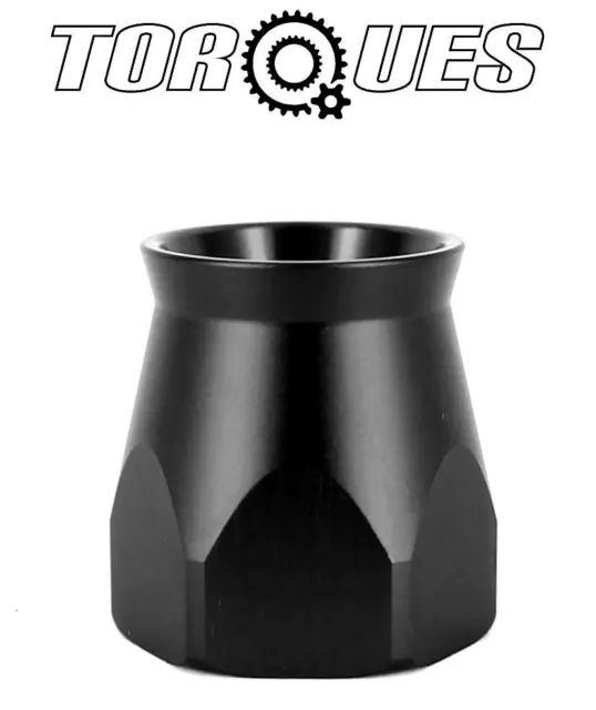 AN -6 (AN6 6AN) PTFE / Teflon hose fitting socket In Black