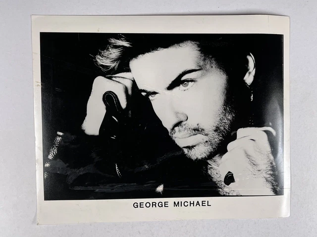 George Michael Essentials Rar WHAM GEORGE MICHAEL Photo Original Noir et Blanc Press Promotion ...