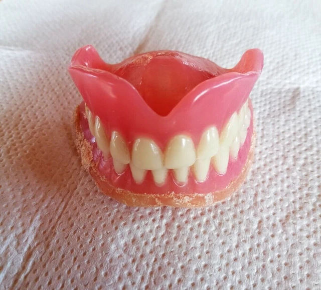 GEBISS ZAHNPROTHESE ZAHNERSATZ OberUnterkiefer Dental Schrott ZE die