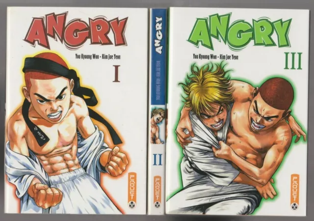 ANGRY tomes 1 à 3 Won Yeon MANGA en français série