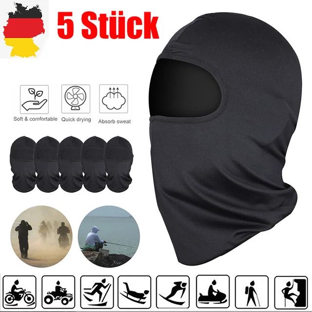 5Stück Sturmhaube Gesichtsmaske Maske Bike Balaclava Motorrad Winddicht Anti-UV