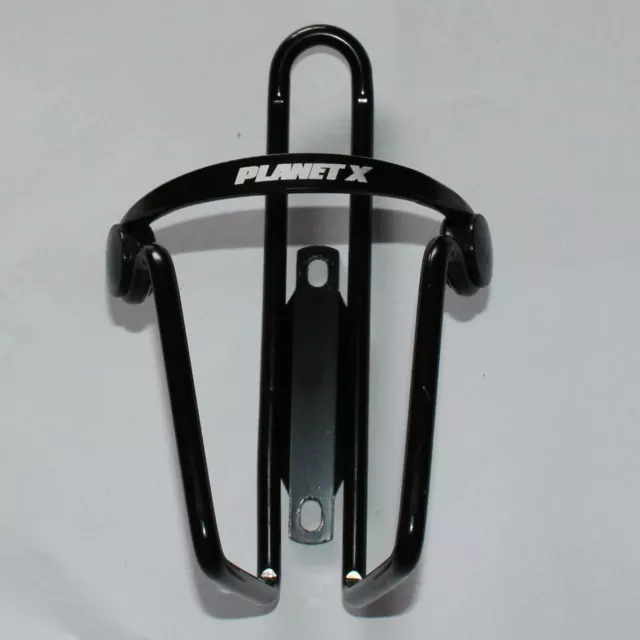 Planet X LifeLine Bottle Logo Cage Alloy ONE SIZE BLACK