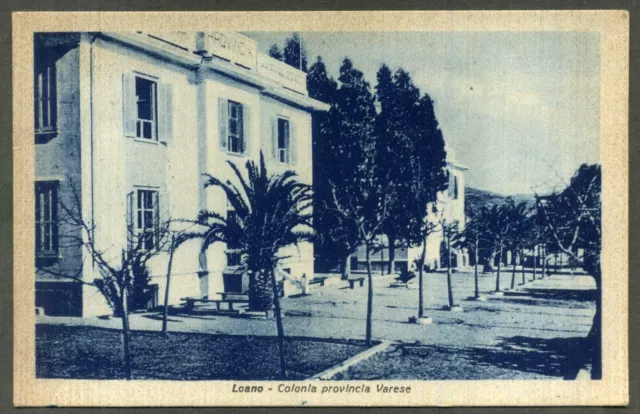 LOANO  (Savona) - COLONIA PROVINCIA VARESE - VG. 1953