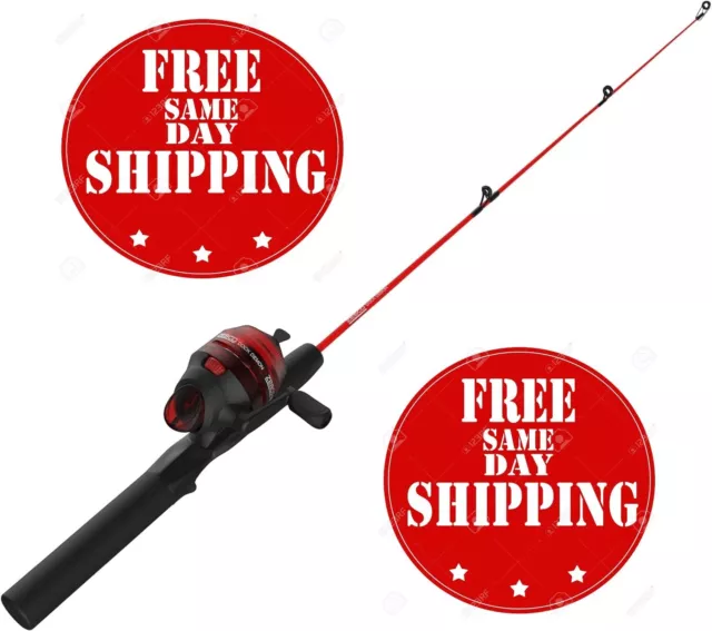 ZEBCO DOCK DEMON Spinning Reel or Spincast Reel and Fishing Rod Combo,  30-Inch D $18.52 - PicClick