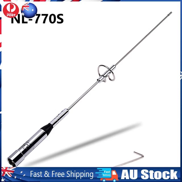 NR-770S VHF UHF Dual Band Mobile Ham Radio Antenna with PL Connector 145/435MHz