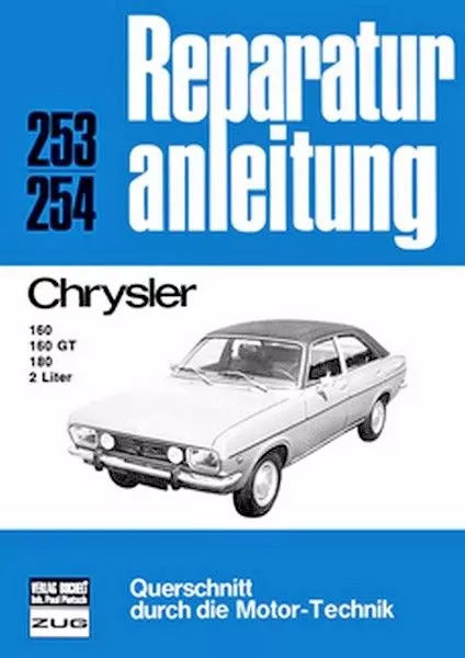 Repair Manual/Manual Chrysler 160/160 Gt/180 / 2 Liter