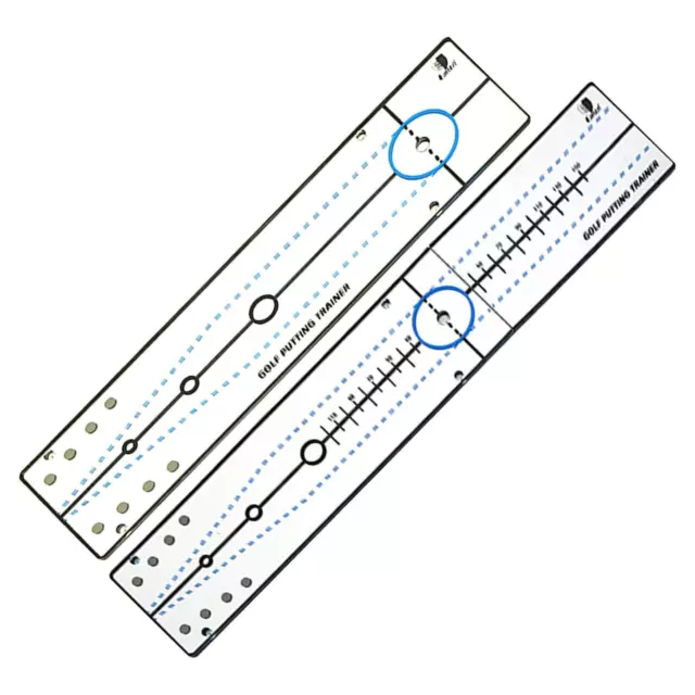 Golf Putting Alignment Mirror Golf Training Aid Golf Swing Straight Practice