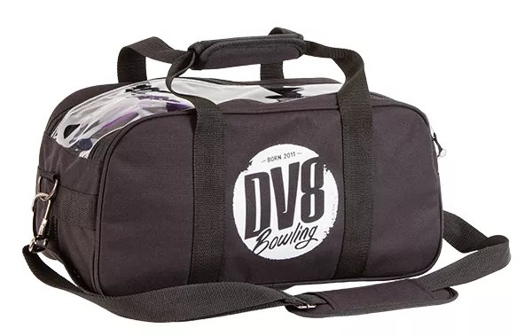 DV8 Tactic Black 2 Ball Tote Bowling Bag