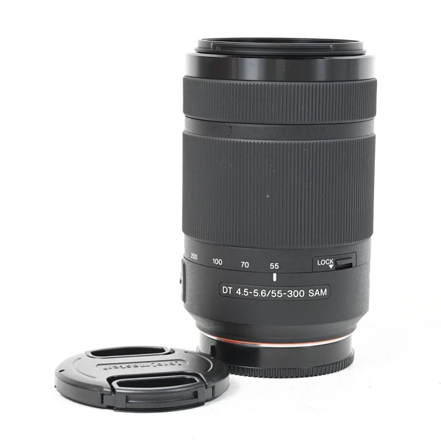 SONY DT 55-300MM f4.5-5.6 SAM Lens SAL55300 A-Mount #243 $205.07