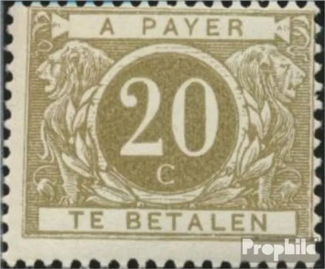 Belgique p5i neuf 1895 Porto Marque
