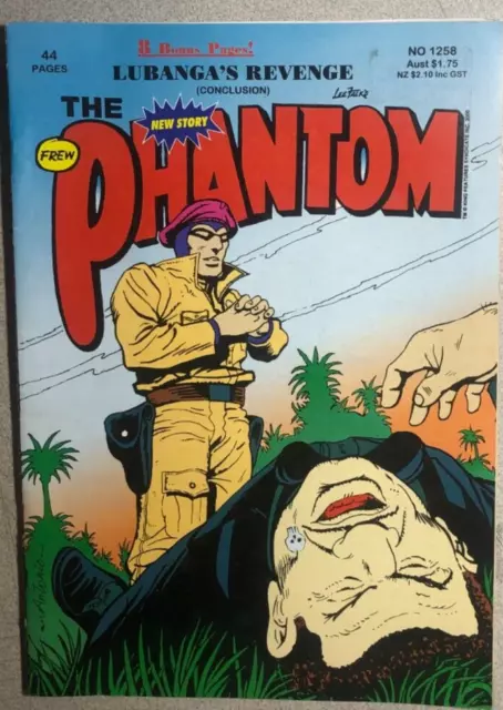 THE PHANTOM #1258 (2000) Australian Comic Book Frew Publications VG+/FINE-