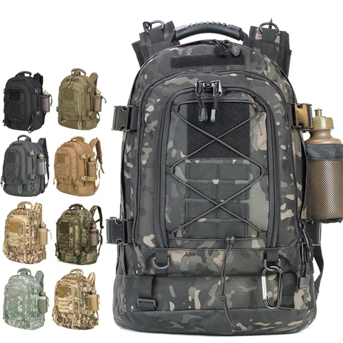 60L Large Military Tactical Backpack Army Molle Bag Rucksack 3 Day Assault Pack