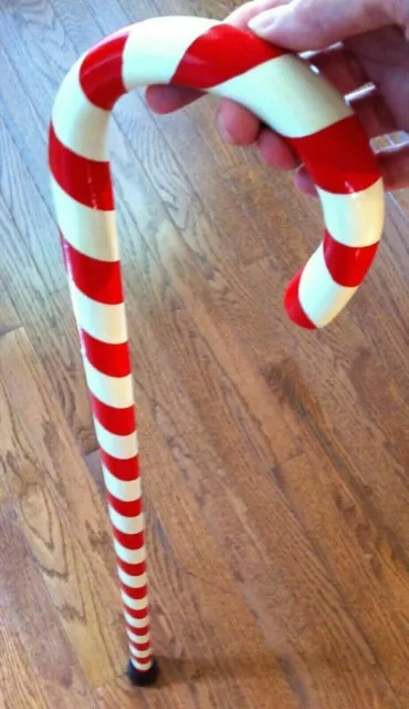 candy Zebra steel Walking Cane Stick Unique Gift X-MAS Great Hand Painted Stick
