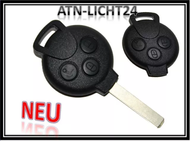 2 Stück Smart Gummi 3 Tasten Tastenfeld 451 fortwo Auto Schlüssel Gehäuse  Neu: : Auto & Motorrad