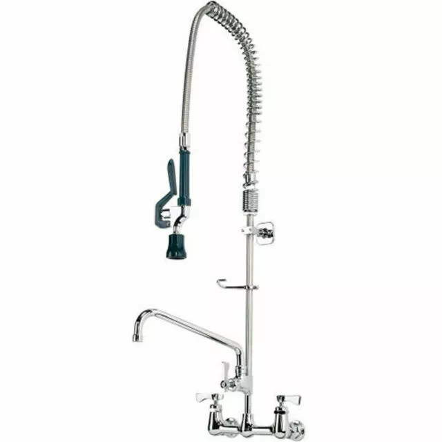 Krowne 17-109WL Royal Series 8" Center Wall Mount Prerinse With ADD-ON Faucet