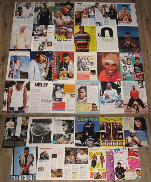 NELLY CORNELL HAYNES Jr. original magazine clippings pages PHOTO ...