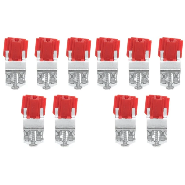 8 Clip In Acciaio Inox Per Deflettori HEKO G3 - Fissaggio Interno Per Deflettori Vento Auto