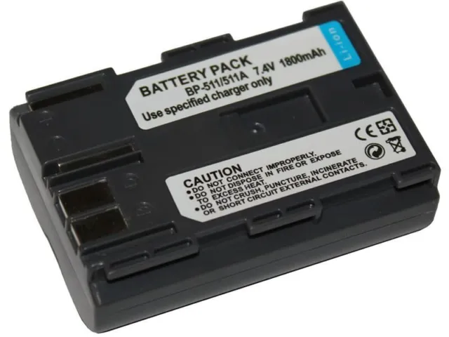 Batterie BP-511A pour CANON MV600 MV630i MV500i MV450i