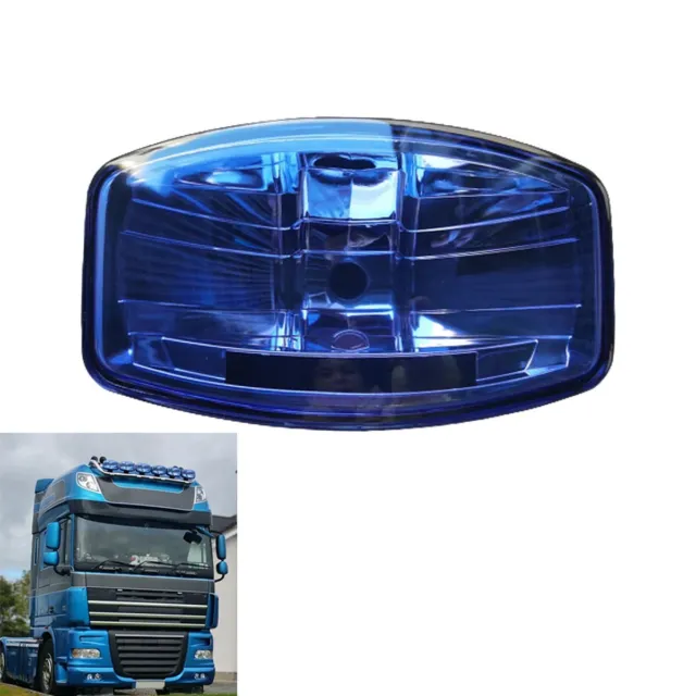 4x Spot Lights+LEDs For Volvo Scania DAF MAN Truck 24v Jumbo Oval BLACK Fog Lamp
