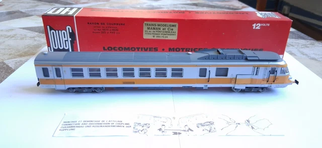 HO 8611 - RTG TURBOTRAIN ép IIIb/ IV De La SNCF - Jouef France Fr Id5695