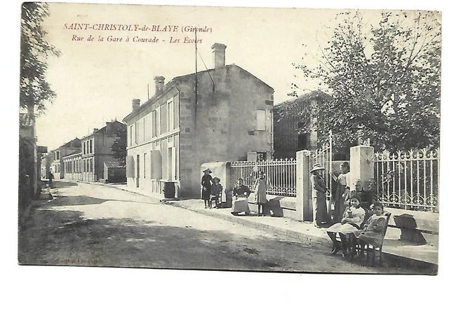 33  Saint Christoly De Blaye  Rue De La Gare A Courade  Les Ecoles