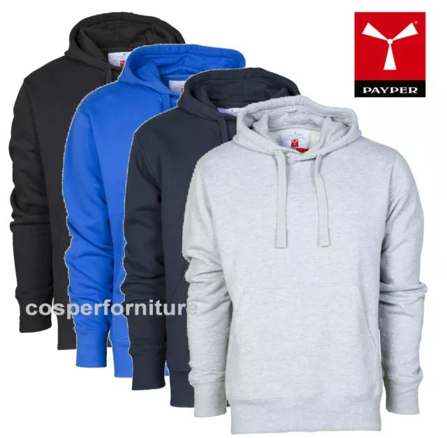 Felpa uomo cappuccio tasche marsupio maglia cotone Toronto Payper anche 4xl 5xl