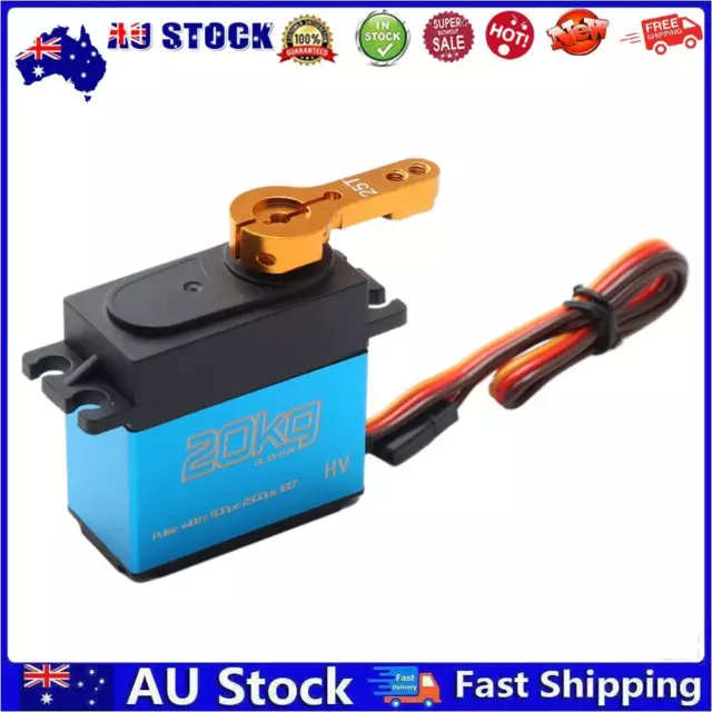 AU 20kg Adjustable Digital Servo 180 Degree Stainless Steel Gear Servo Waterproo